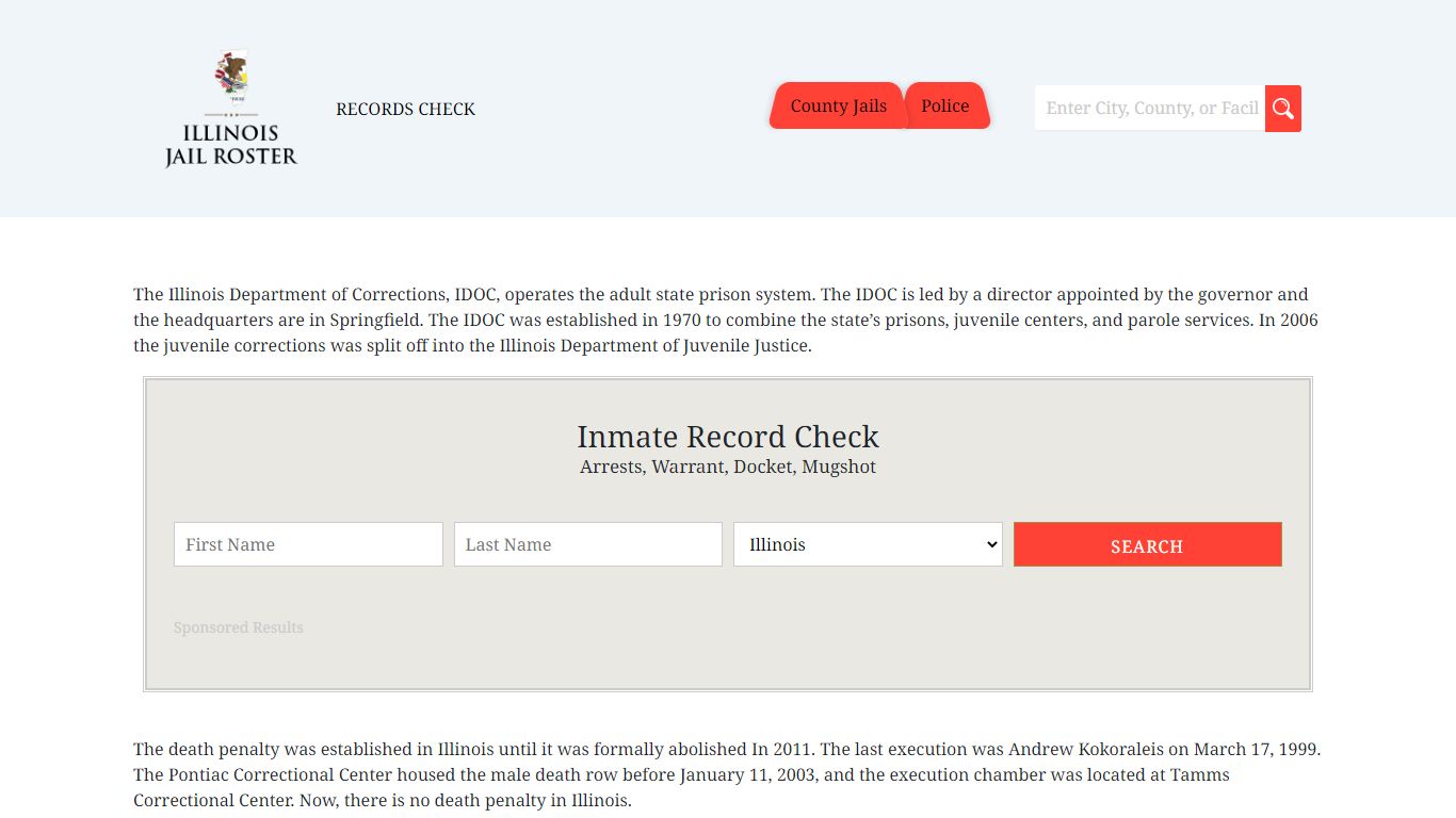 Madison County Jail | Jail Roster Search